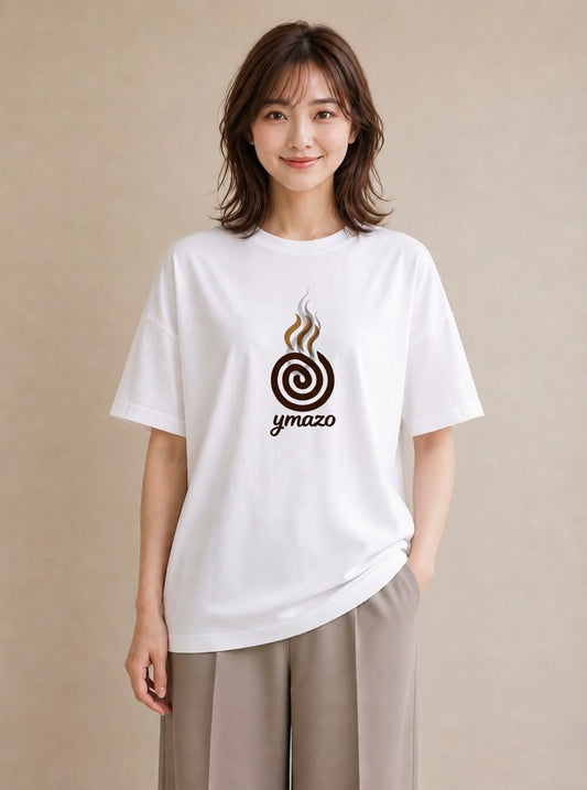 デザインTシャツ レディース カフェ カフェロゴ ロゴ イラスト 可愛い 敬老の日 ホワイトデー 白T