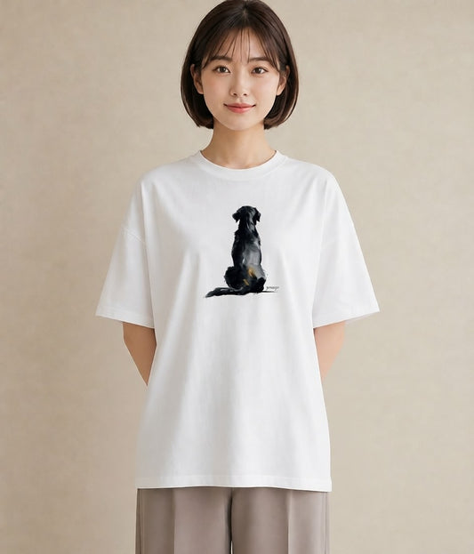 半袖Tシャツ レディース 保護犬 犬 いぬ イラスト 普段使い 秋コーデ おしゃれギフト 白T