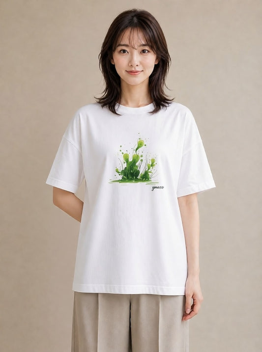Tシャツ レディース チンアナゴ 海の生き物 海 イラスト ラフカジュアル 敬老の日 ホワイトデー 白T