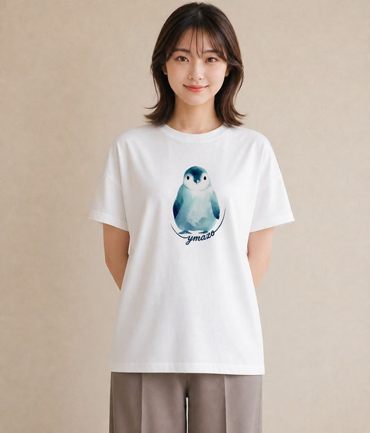 Tシャツ レディース 白文鳥 ペット 動物 イラスト ゆるかわ 春コーデ 姉妹 白T