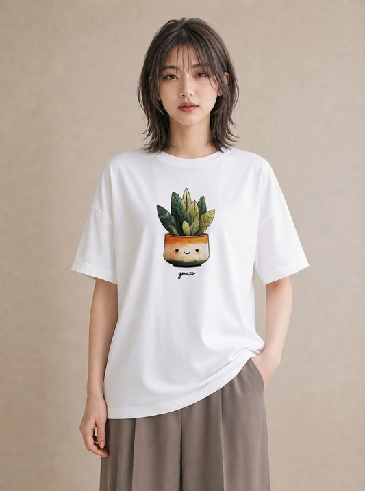 プリントTシャツ レディース チンアナゴ 海の生き物 海 イラスト お洒落 ギフト 母の日 白T
