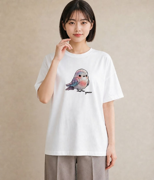 プリントTシャツ レディース マメルリハ ペット 動物 イラスト レトロ 誕生日プレゼント 綿100 白T