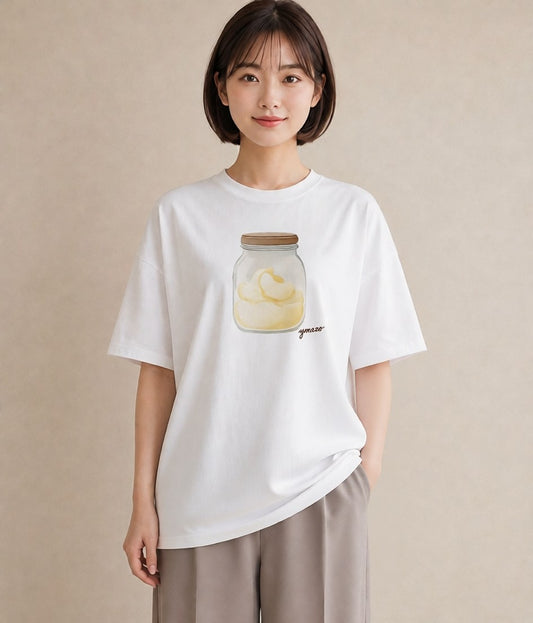 半袖Tシャツ レディース クリームソーダ 食べ物 フード イラスト こなれ感 通学 誕生日プレゼント 白T