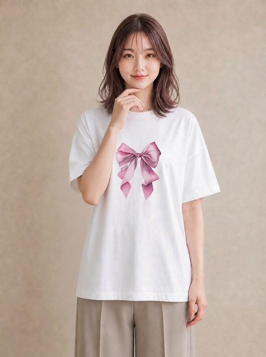 Tシャツ レディース バレエシューズ バレエ トウシューズ ナチュラル アンティーク イラスト 線画 誕生日プレゼント 綿100 白T