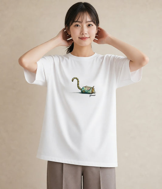 Tシャツ レディース アメリカンショートヘア 猫 ねこ イラスト 水彩風 秋コーデ おしゃれギフト 白T