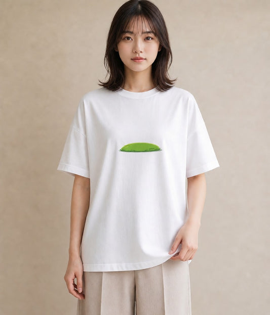 プリントTシャツ レディース 芝生 植物 ボタニカル イラスト フェミニン 秋コーデ おしゃれギフト 白T