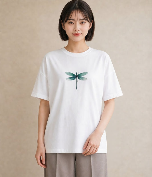 Tシャツ レディース アリ 昆虫 虫 イラスト 散歩 お出かけ 白T