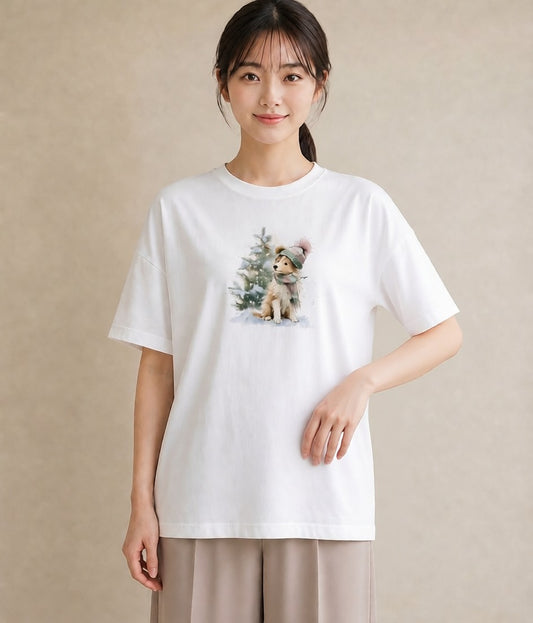 グラフィックTシャツ レディース シェットランドシープドッグ 犬 いぬ イラスト モード おしゃれギフト 社会人 白T