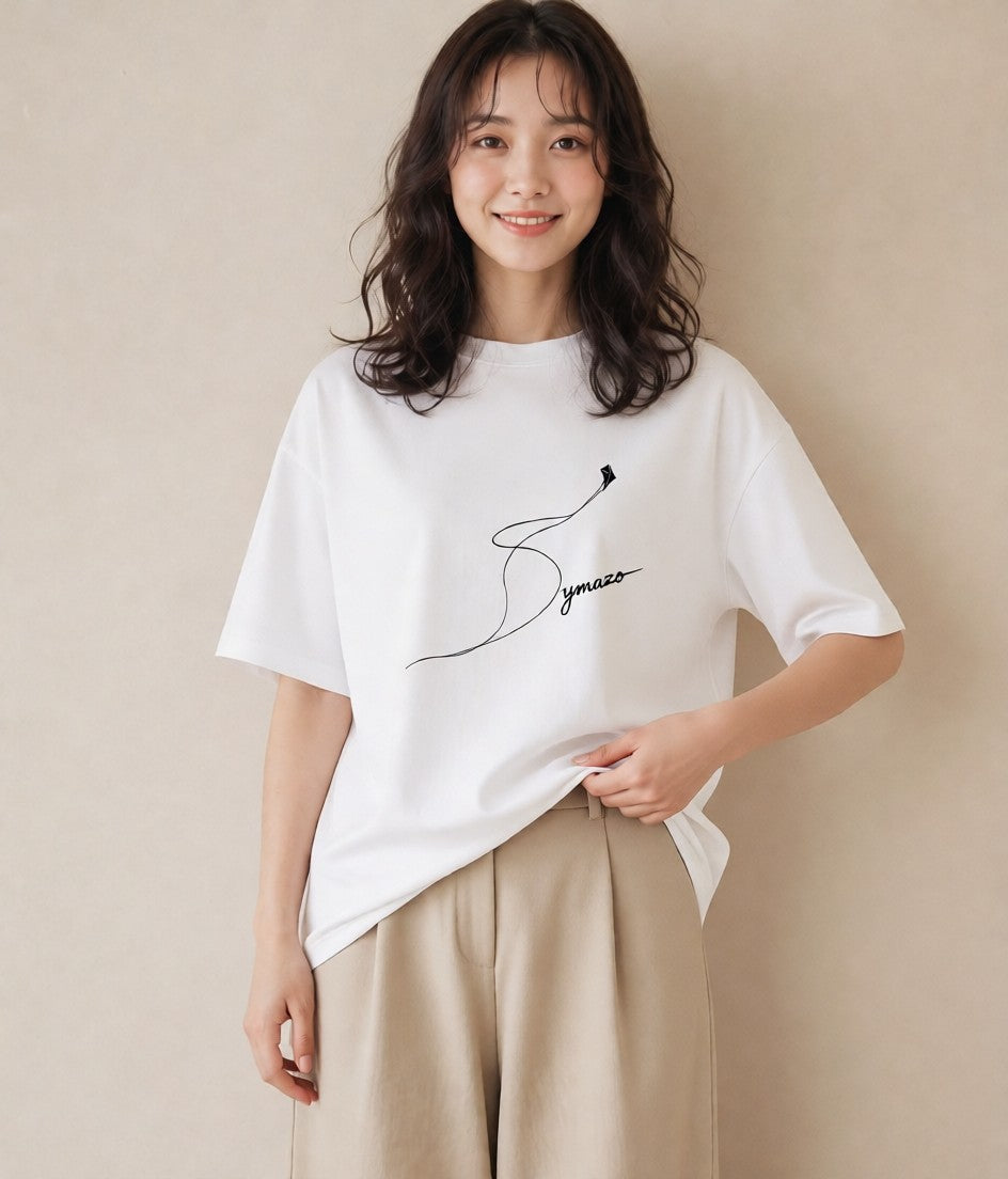 デザインTシャツ レディース 折り鶴 折り紙 ナチュラル アンティーク イラスト 普段使い 通学 誕生日プレゼント 白T