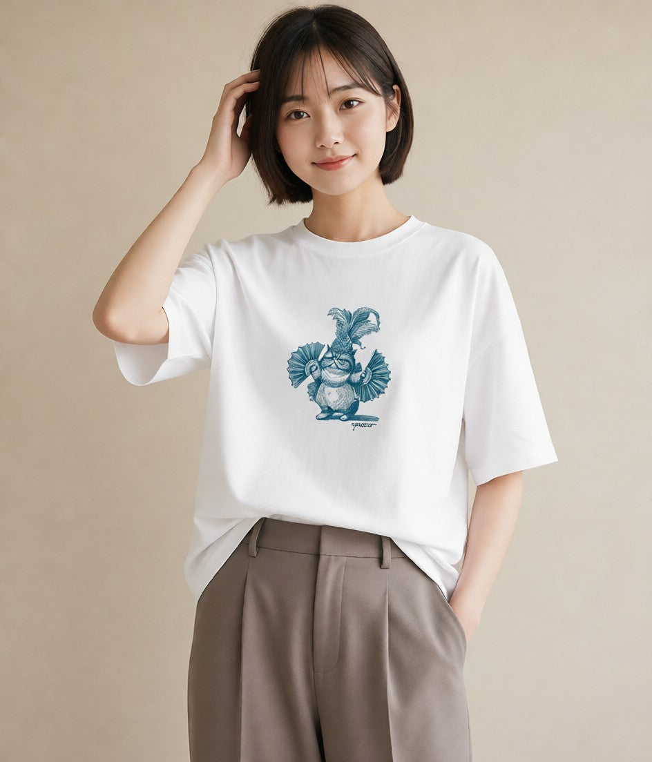 プリントTシャツ レディース エキゾチックショートヘア 猫 ねこ イラスト カフェコーデ ホワイトデー 春服 白T
