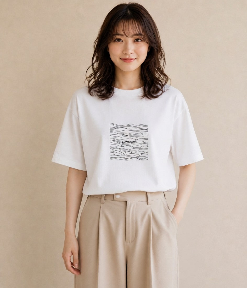 半袖Tシャツ レディース 海 リゾート 夏 イラスト レトロ 旅行 母娘コーデ 白T