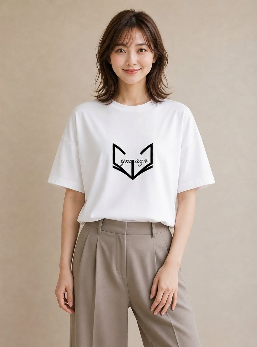 半袖Tシャツ レディース 本 読書 ブック イラスト カフェ巡り 女子会 白T