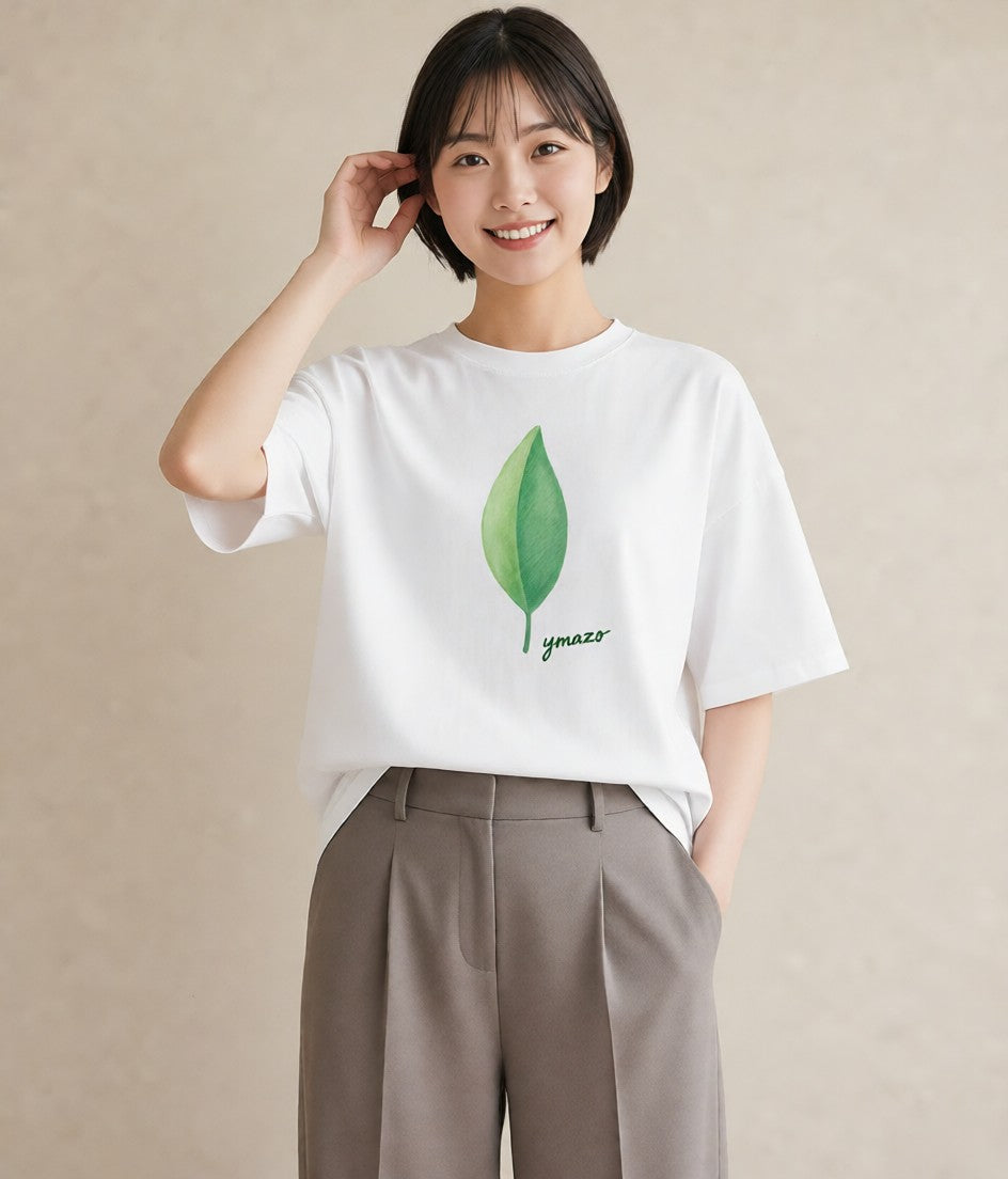 グラフィックTシャツ レディース アボカド 食べ物 フード イラスト 水彩風 20代 カジュアルコーデ 白T