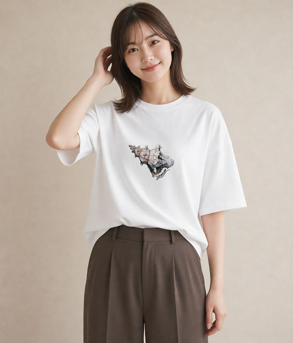 Tシャツ レディース カブトムシ 昆虫 虫 イラスト お洒落 綿100 デート 白T
