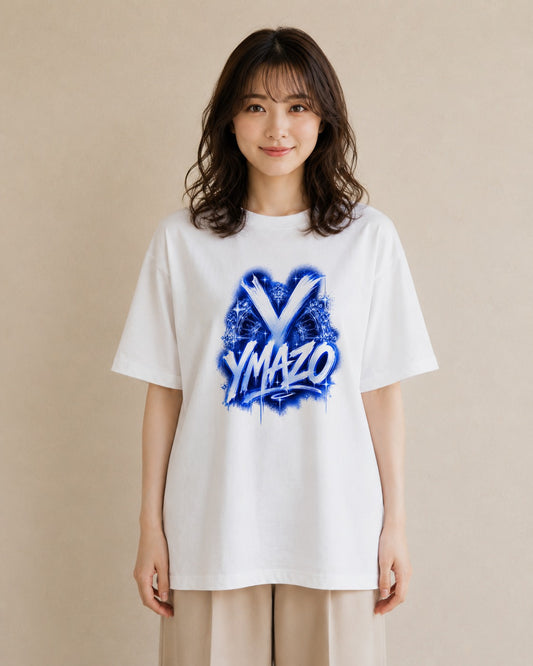 藍のしるべ|水彩 半袖Tシャツ レディース