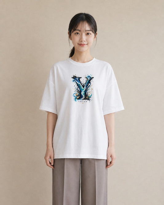 海のささやき|水彩 半袖Tシャツ レディース(スタンダードプリント 15×20cm)
