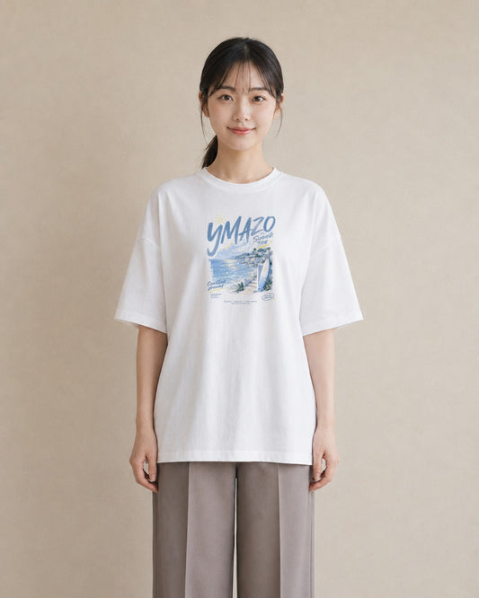 潮の夢|水彩 半袖Tシャツ レディース(スタンダードプリント 15×20cm)