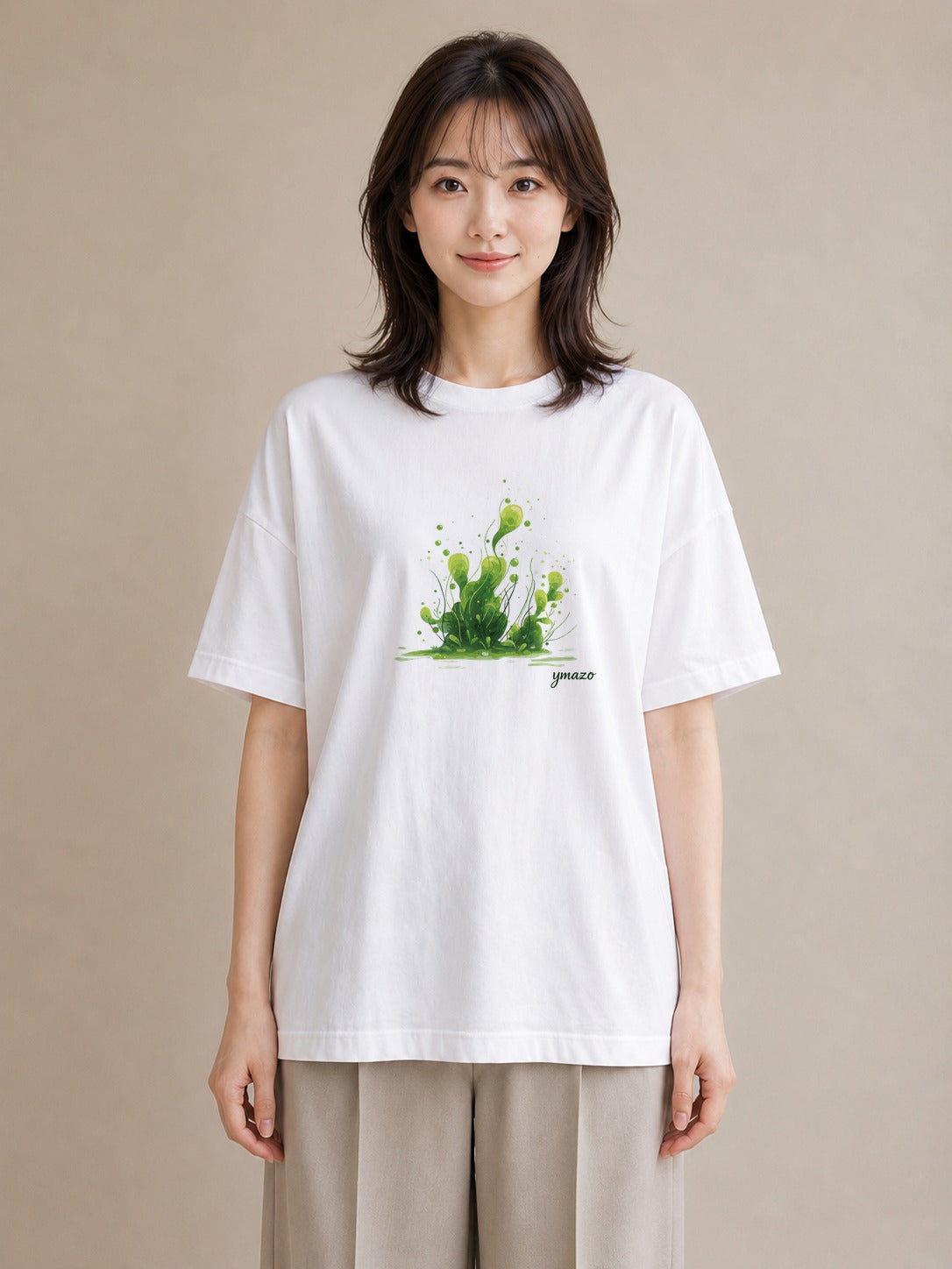 Tシャツ レディース チンアナゴ 海の生き物 海 イラスト ラフカジュアル 敬老の日 ホワイトデー 白T
