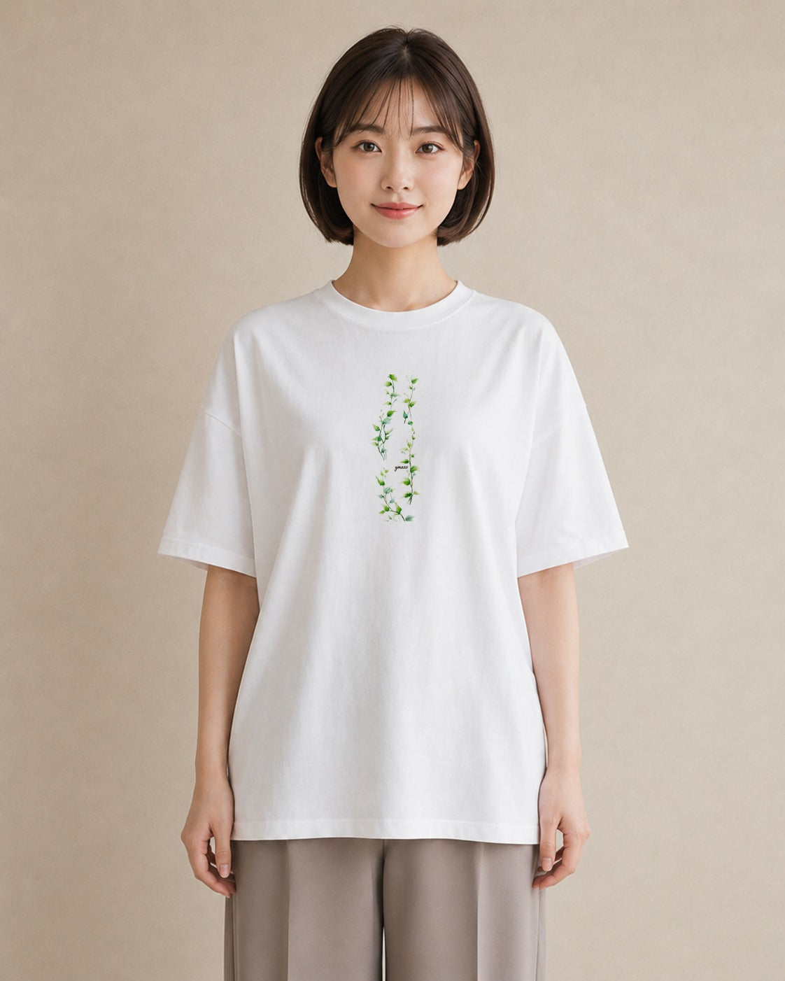 半袖Tシャツ レディース 夕暮れ バルコニー 夕焼け ナチュラル アンティーク イラスト 春服 ミセス 白T