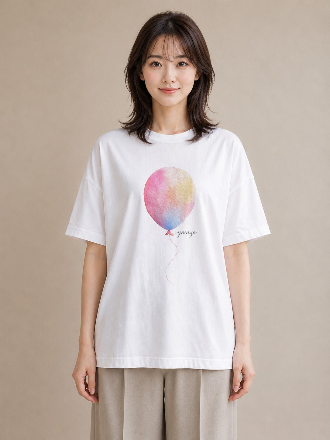 プリントTシャツ レディース わたあめ 食べ物 フード イラスト シンプル カフェ服 クリスマス 白T