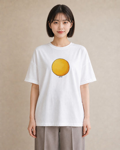 デザインTシャツ レディース 太陽 星空 宇宙 イラスト シンプル 通勤 在宅 白T