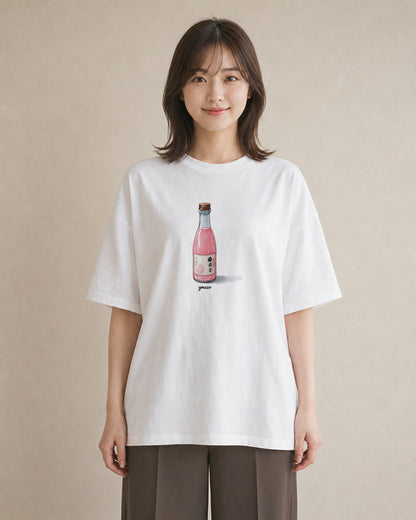 半袖Tシャツ レディース だんご 食べ物 フード イラスト きれいめ 夏コーデ 通学 白T