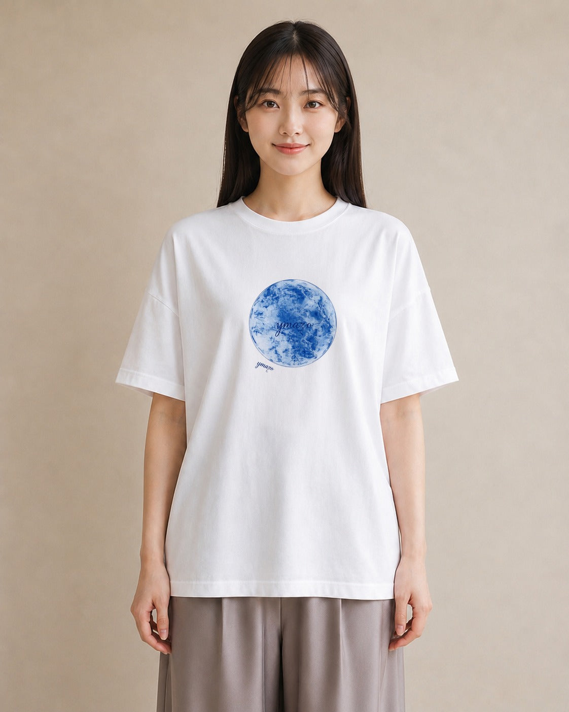 Tシャツ レディース 天秤座 星空 宇宙 イラスト 上品 自分用 ルームウェア 白T