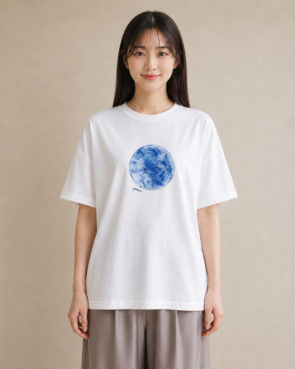 Tシャツ レディース 天秤座 星空 宇宙 イラスト 上品 自分用 ルームウェア 白T