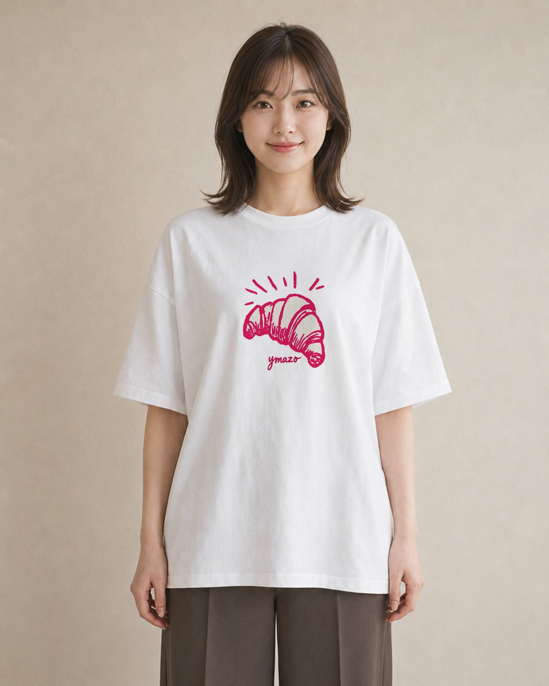 Tシャツ レディース パン ベーカリー レトロ イラスト ギフト 母の日 白T