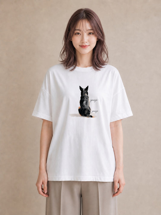 Tシャツ レディース しっぽ 猫 ねこ イラスト ポップ 通学 誕生日プレゼント 白T