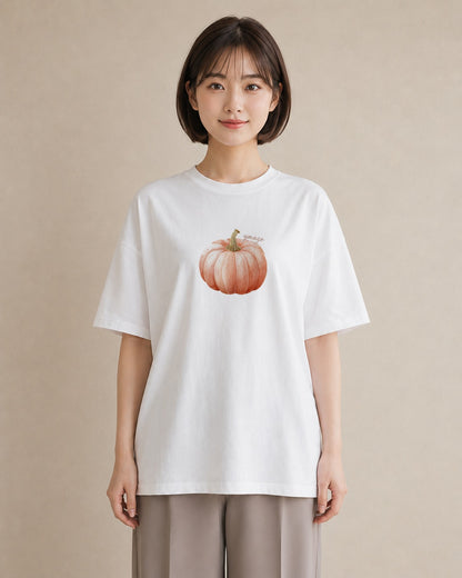 Tシャツ レディース メロン 食べ物 フード イラスト ラフ 秋コーデ おしゃれギフト 白T
