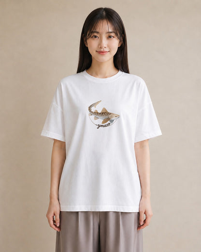 半袖Tシャツ レディース グッピー ペット 動物 イラスト シンプル クリスマス 旅行 白T