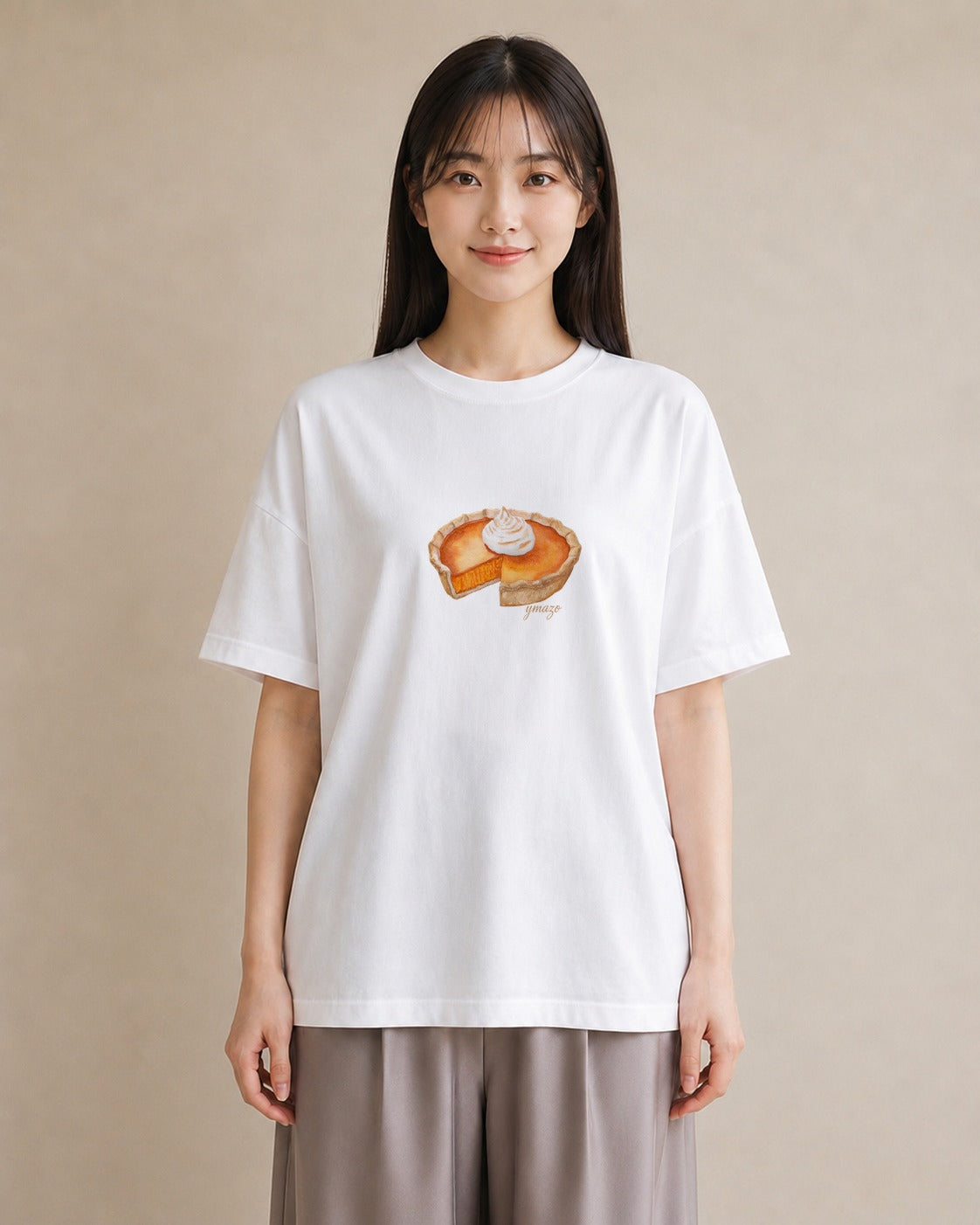 デザインTシャツ レディース あんみつ 食べ物 フード イラスト 個性的 母娘コーデ 自分用 白T