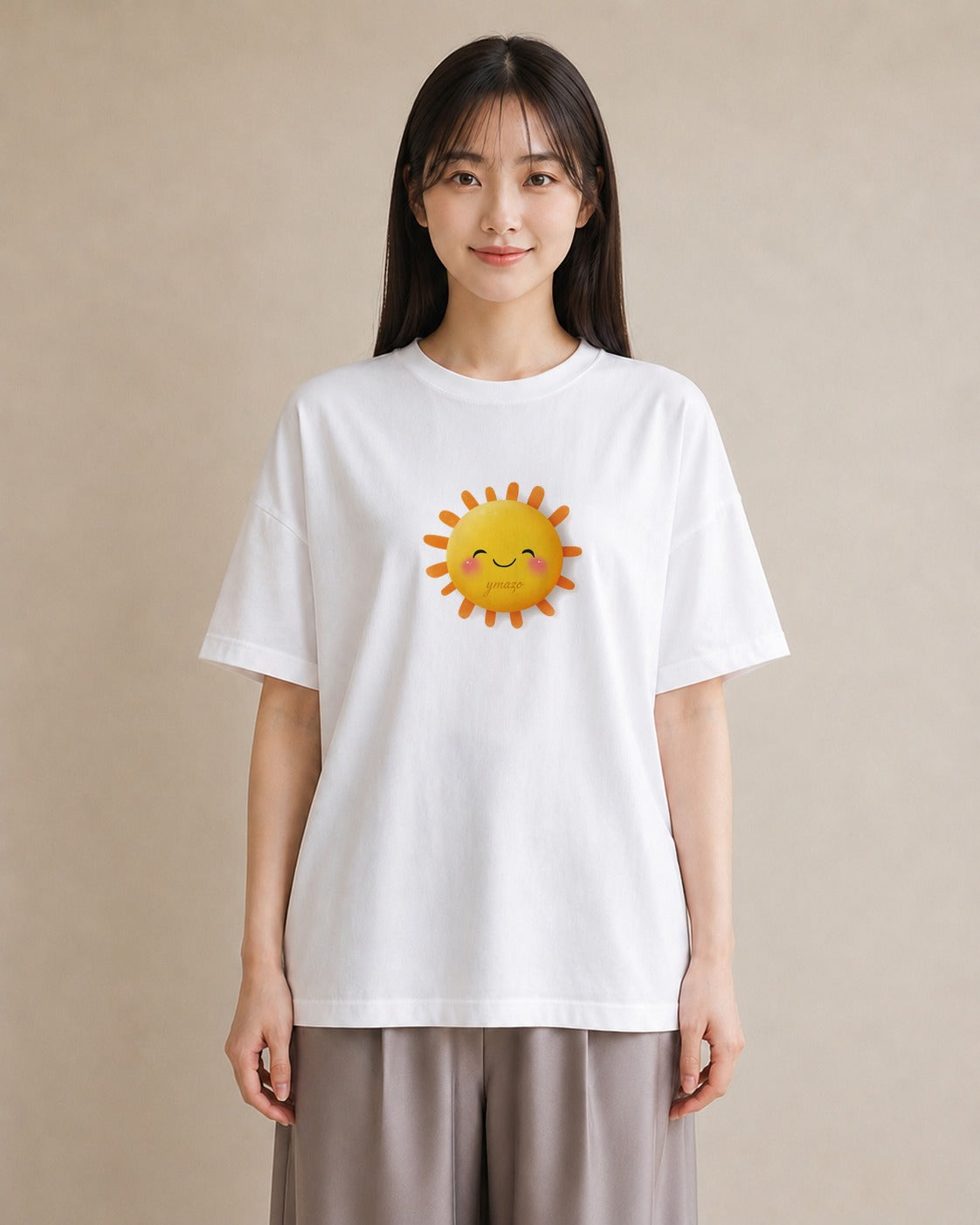 グラフィックTシャツ レディース 太陽 星空 宇宙 イラスト ガーリー 姉妹 送別ギフト 白T