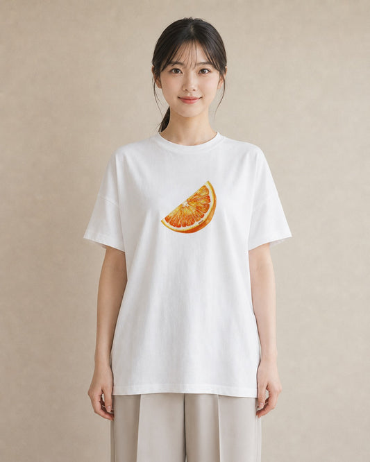 Tシャツ レディース パイナップル 食べ物 フード イラスト ガーリー カフェ服 クリスマス 白T
