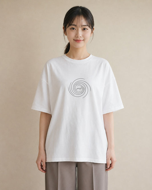 半袖Tシャツ レディース 海 リゾート 夏 イラスト アート風 カフェ巡り 白T