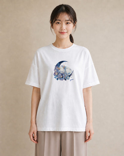 Tシャツ レディース シャム 猫 ねこ イラスト レトロ 綿100 デート 白T