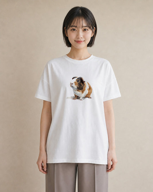 デザインTシャツ レディース ロボロフスキー ペット 動物 イラスト モード お揃い 親子 白T