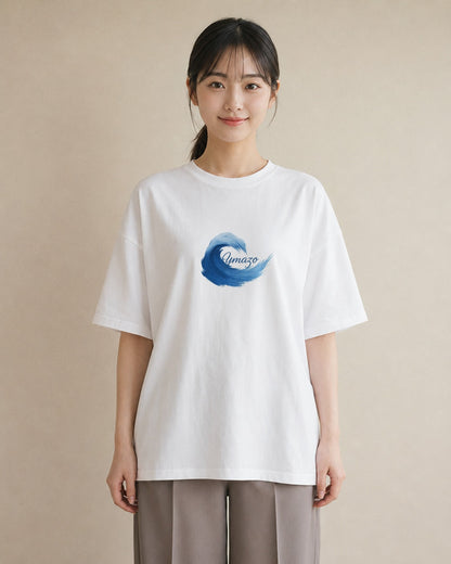半袖Tシャツ レディース 波 星空 宇宙 イラスト ボタニカル おしゃれギフト 社会人 白T