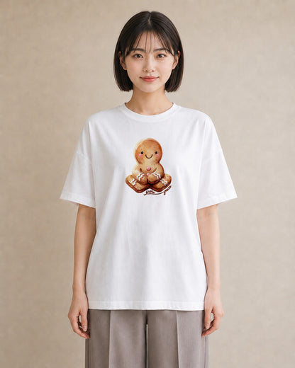 グラフィックTシャツ レディース クッキー 食べ物 フード イラスト ユニーク おしゃれギフト 社会人 白T