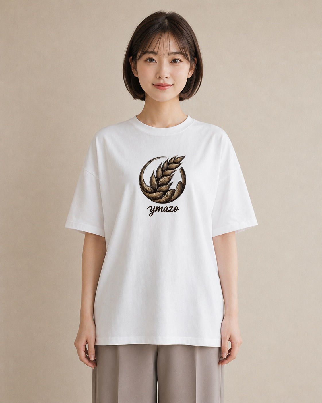 プリントTシャツ レディース パン ベーカリー レトロ イラスト 北欧風 ビーチ デイリーウェア 白T