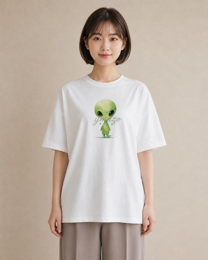 Tシャツ レディース 惑星 星空 宇宙 イラスト きれいめカジュアル 女性向けギフト 散歩 白T