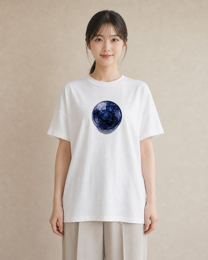 半袖Tシャツ レディース スター 星空 宇宙 イラスト ゆるかわ 姉妹 送別ギフト 白T