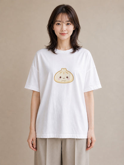 デザインTシャツ レディース おにぎり 食べ物 フード イラスト モード ママ カフェ服 白T