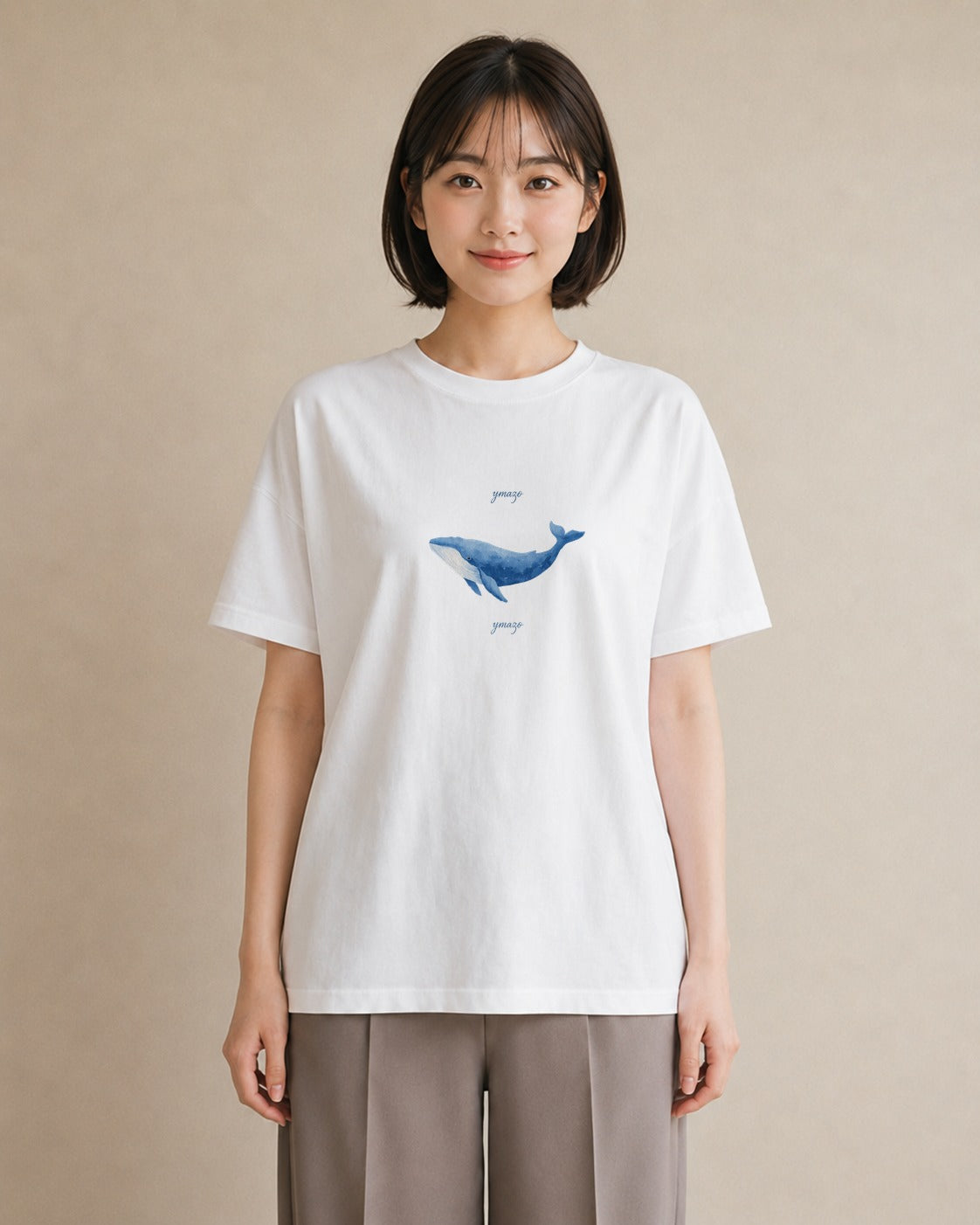 グラフィックTシャツ レディース シャチ 海の生き物 海 イラスト 休日コーデ 部屋着 女性向けギフト 白T