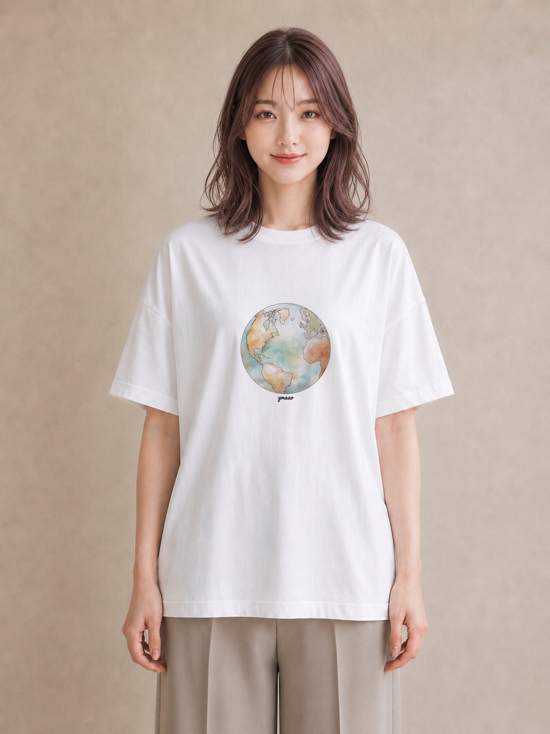 グラフィックTシャツ レディース 土星 星空 宇宙 イラスト ユニーク ホワイトデー 春服 白T