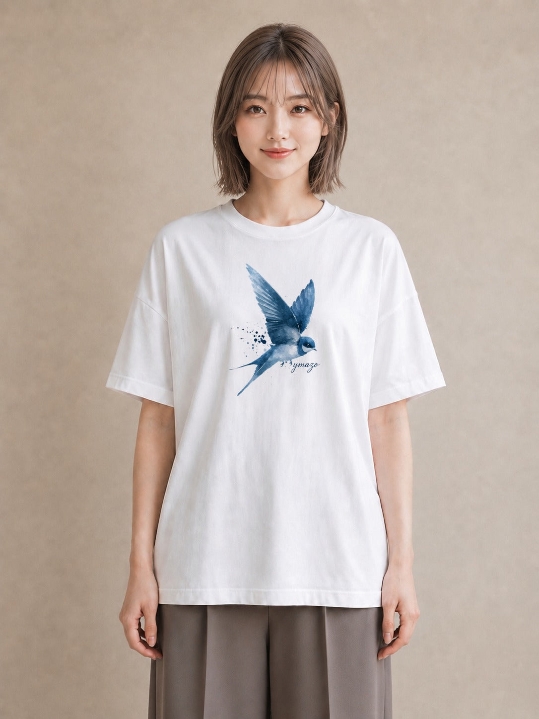 Tシャツ レディース インコ ペット 動物 イラスト こなれ感 女子会 お揃い 白T