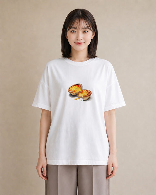 Tシャツ レディース あんみつ 食べ物 フード イラスト 普段使い 部屋着 女性向けギフト 白T