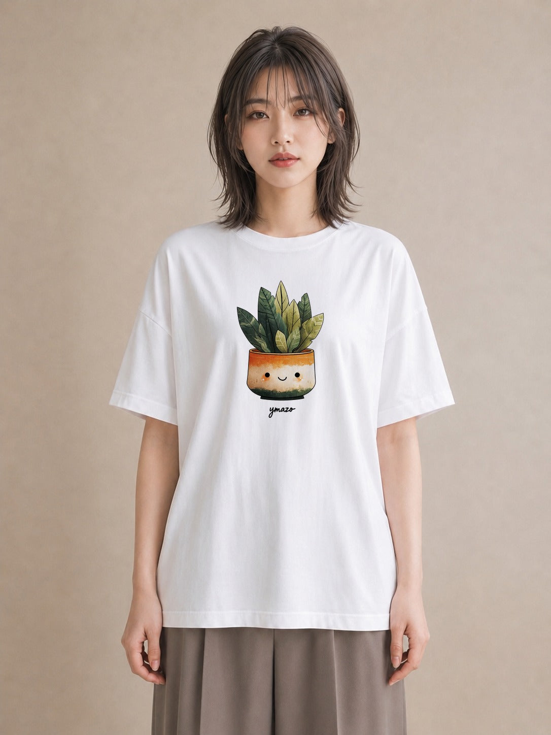 プリントTシャツ レディース チンアナゴ 海の生き物 海 イラスト お洒落 ギフト 母の日 白T