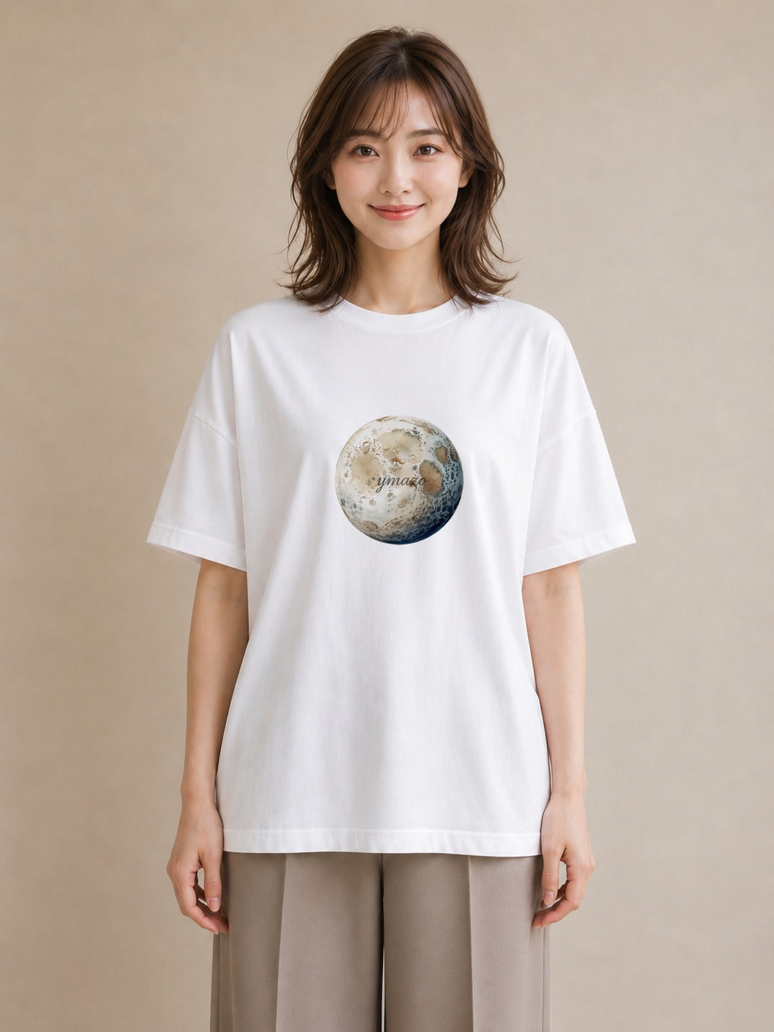 グラフィックTシャツ レディース 双子座 星空 宇宙 イラスト レトロ クリスマス 旅行 白T